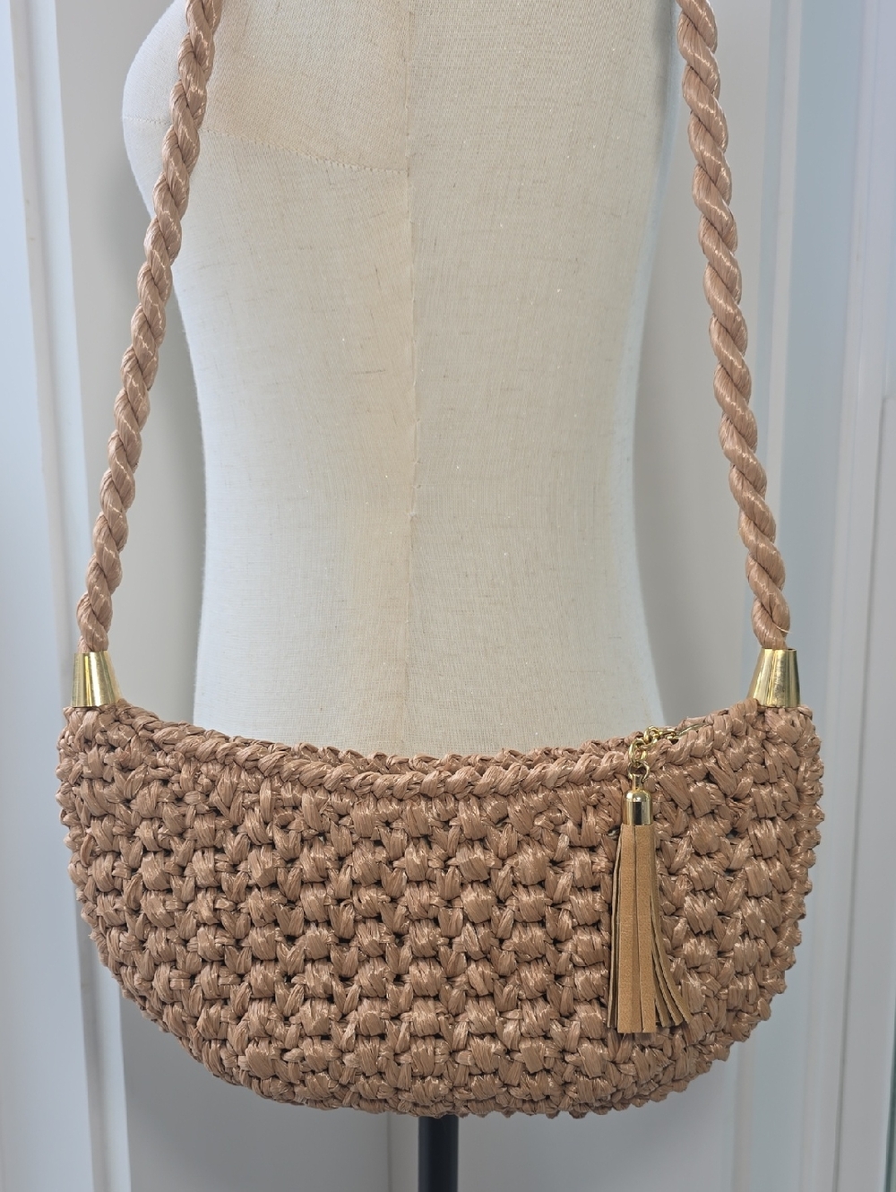 Vintage Rodo Woven Shoulder Bag